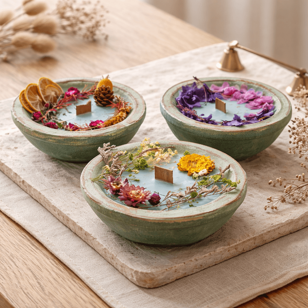 Botanical Serenity Bowl Candles