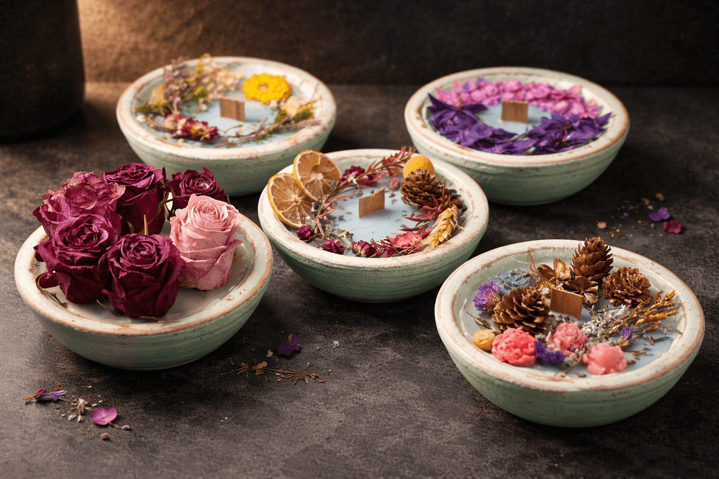 Botanical Serenity Bowl Candles