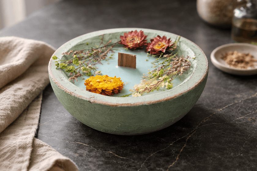Botanical Serenity Bowl Candles