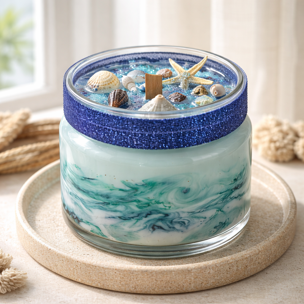 Tidepool Treasure Candle